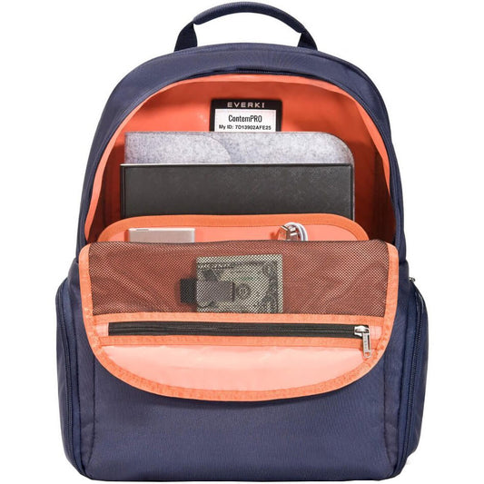 Everki ContemPRO 15.6” Commuter Laptop Backpack – Navy (EVERKI EKP160 NAVY) image 2