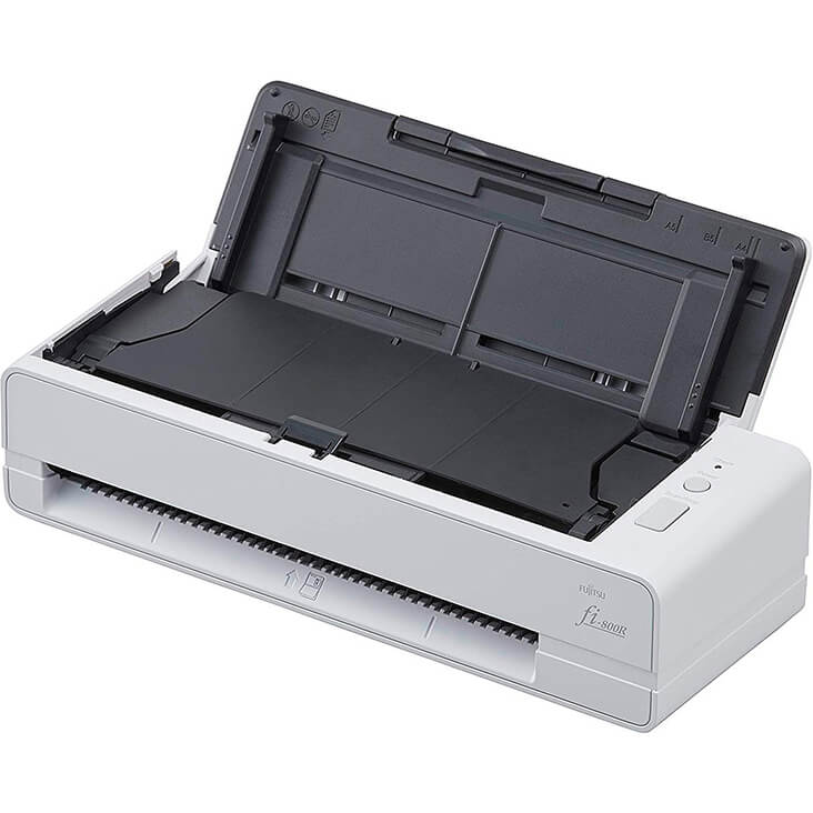 Fujitsu 40ppm/80ipm A4 Duplex ADF + Single Feed (Return Scan) USB 3.2 LED Workgroup Scanner (FI-800R) image 4