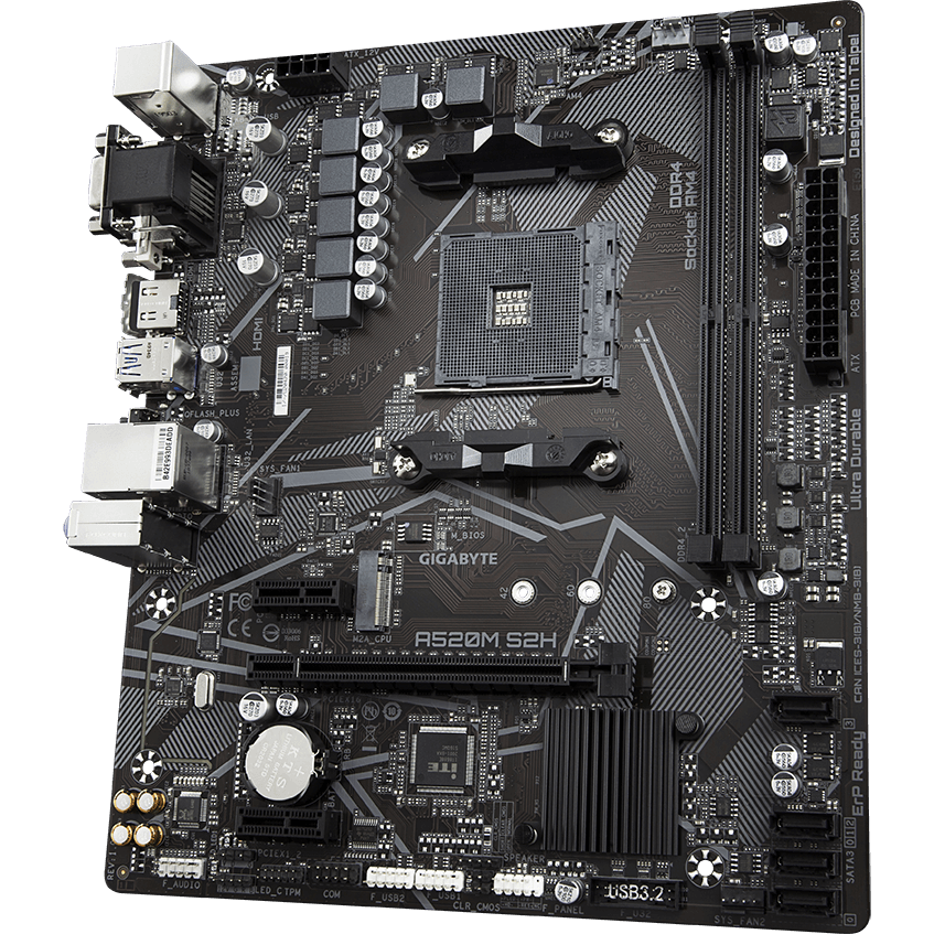 Gigabyte A520M S2H DDR4 AM4 Motherboard (GA-A520M-S2H) image 4