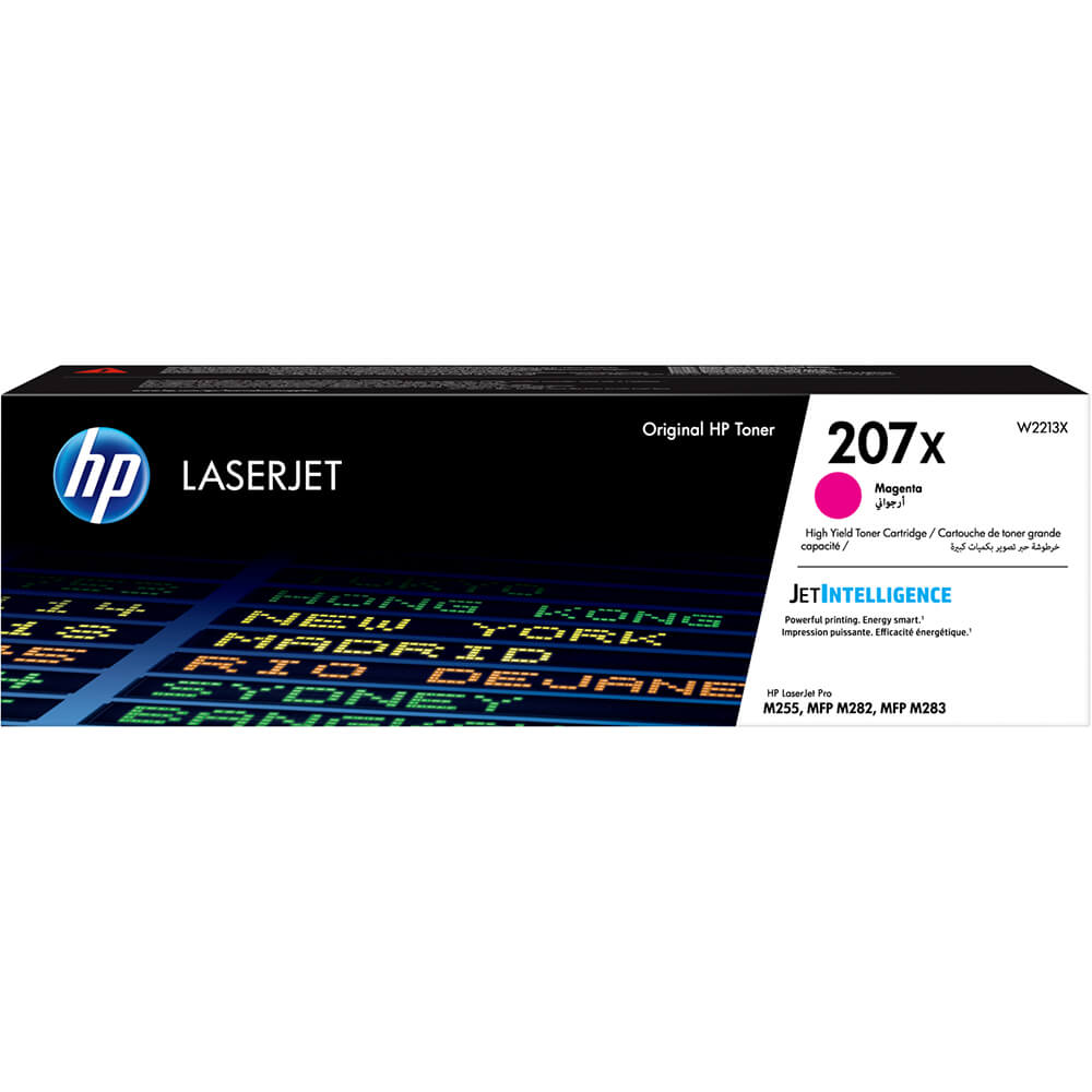 HP 207X High Yield Magenta Laser Toner Cartridge (W2213X) image 1