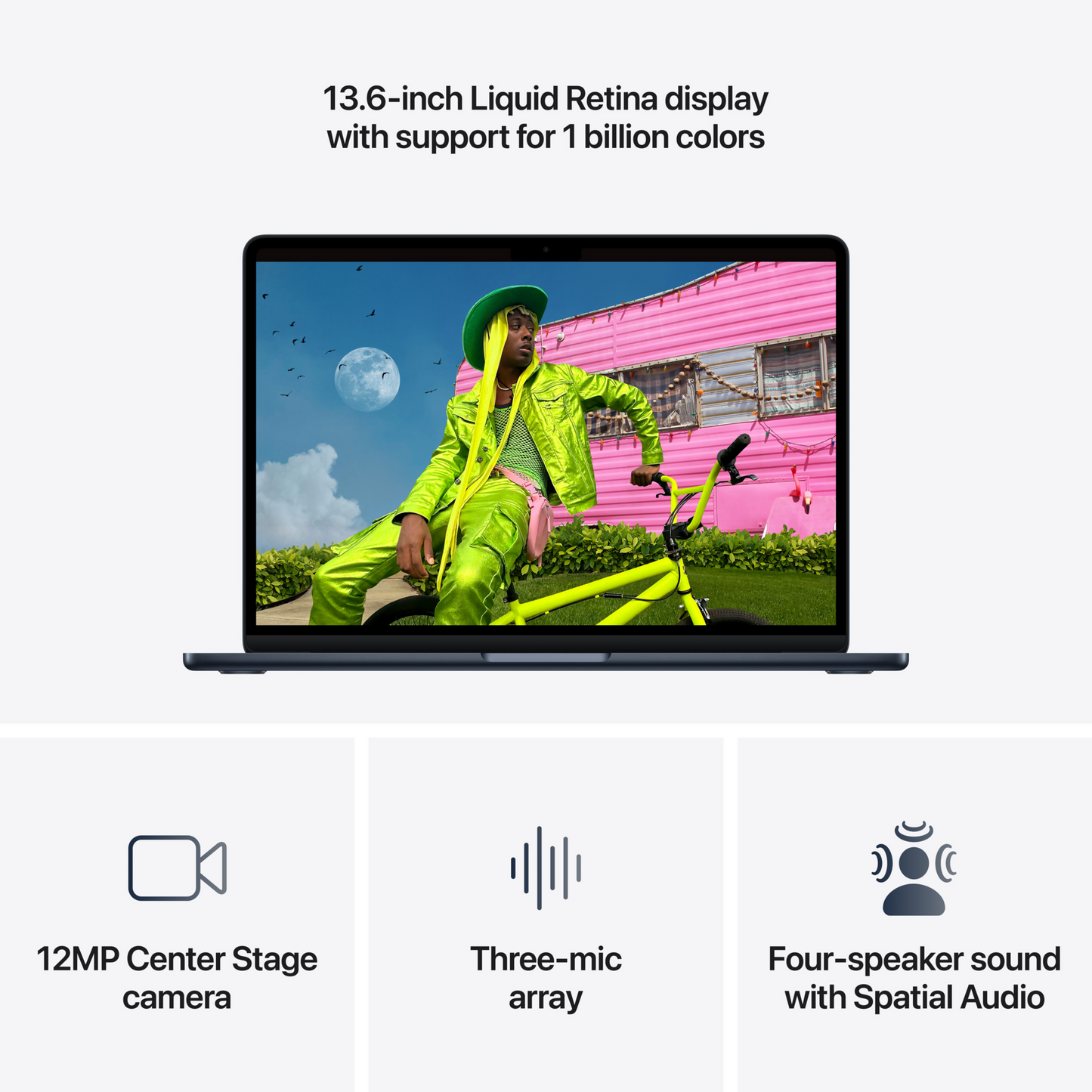 Apple MacBook Air 13 M5 10 Core CPU 8 Core GPU 16GB 512GB SSD Midnight laptop image 5