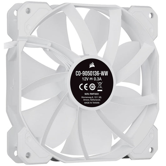 Corsair iCUE SP120 RGB ELITE Performance 120mm White PWM Fan (CO-9050137-WW) image 2
