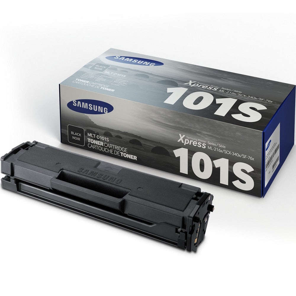 Samsung MLT-D101S Standard Capacity Black Laser Toner Cartridge (SU705A) image 1