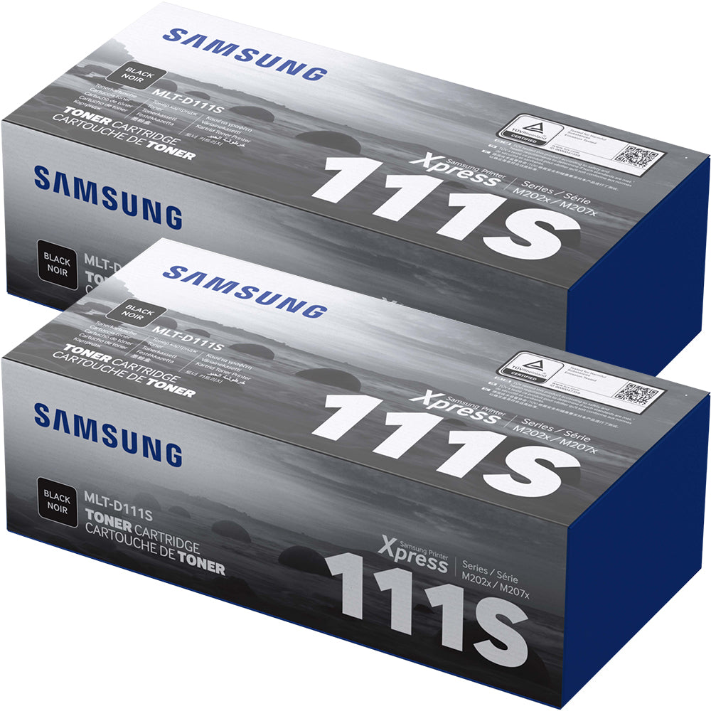 Samsung MLT-D111S Standard Capacity Black Laser Toner Cartridge (SU819A) image 2