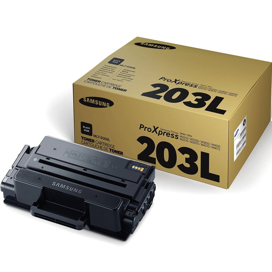 Genuine Samsung MLT-D203L High Yield Laser Toner Cartridge (SU899A) image 1