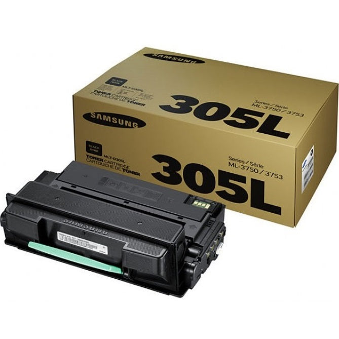 Genuine Samsung MLT-D305L High Capacity Black Laser Toner Cartridge (SV049A) image 1