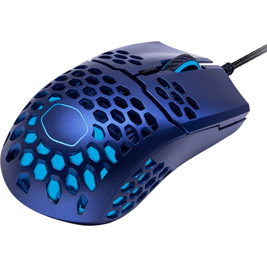 CoolerMaster MasterMouse MM711 Ultra Light Gaming Mouse (MM-711-GROL1), Blue Steel image 2