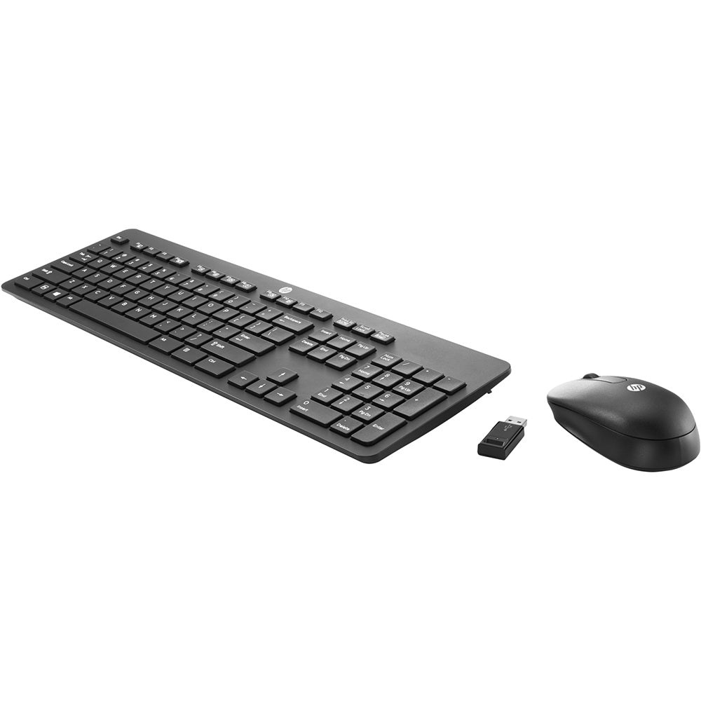 HP Wireless Slim Business Keyboard & Mouse Combo (N3R88AA) — front view