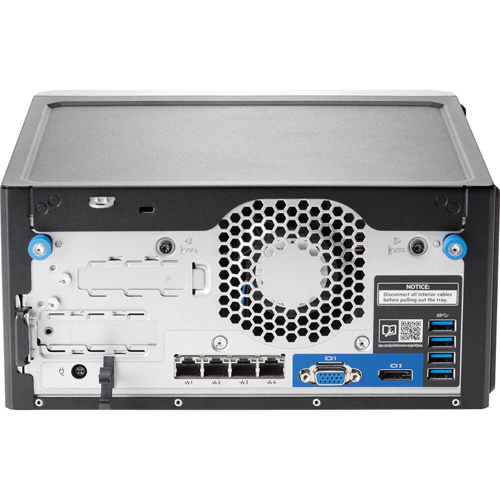 HPE ProLiant MicroServer Gen10 Plus G5420 8GB-U S100i 4LFF-NHP 180W External PS Server (P16005-421) image 3