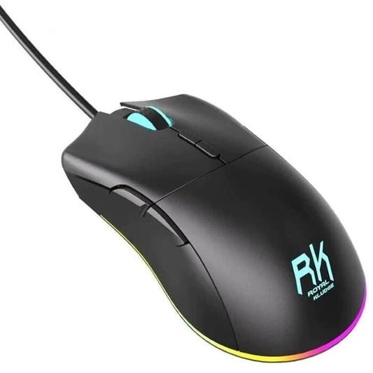 Royal Kludge RK168 Wired RGB Black Gaming Mouse (RK-168) image 2