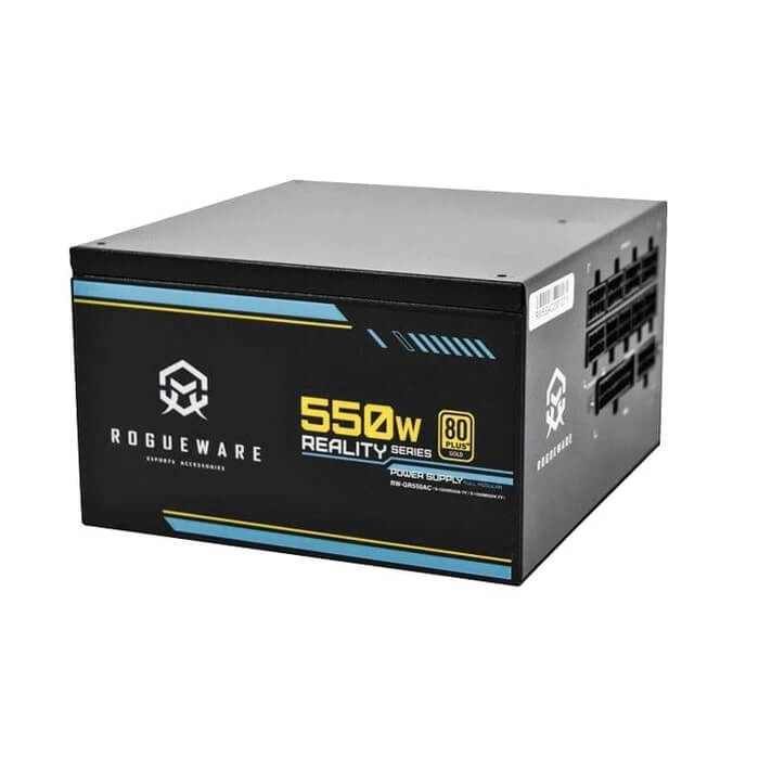 Rogureware Reality Series 550W Active PFC 80+ Gold Certified Power Supply (RW-GR550AC) image 2