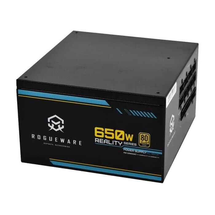 Rogureware Reality Series 650W Active PFC 80+ Gold Certified Power Supply (RW-GR650AC) image 2