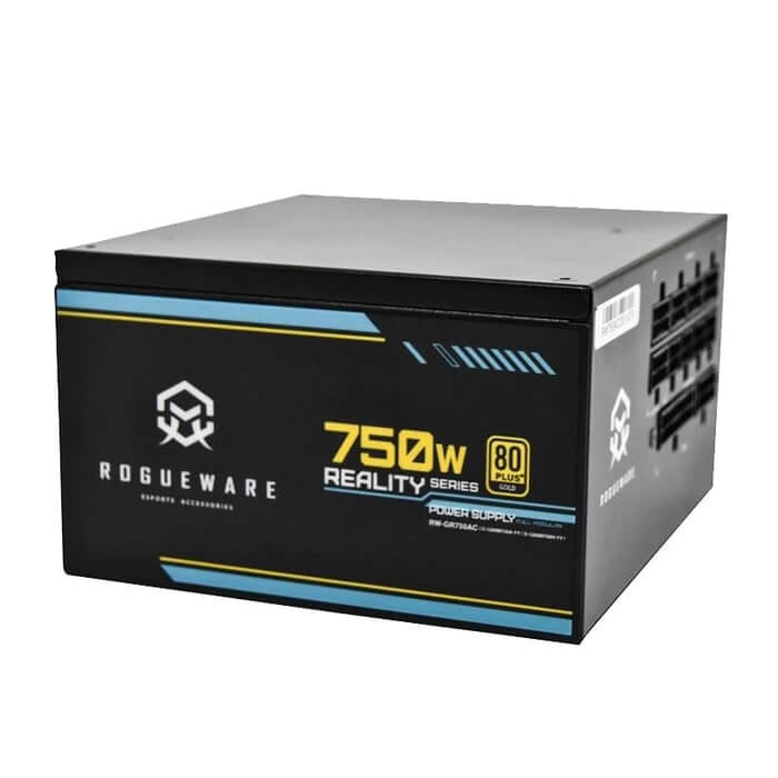 Rogureware Reality Series 750W Active PFC 80+ Gold Certified Power Supply (RW-GR750AC) image 2