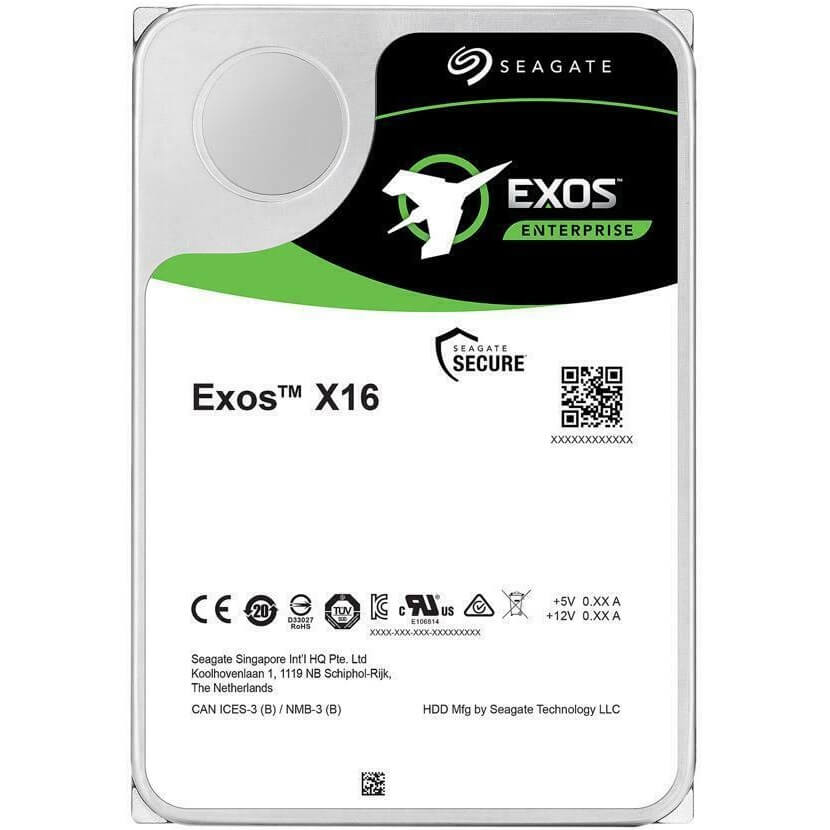 Seagate Exos X16 16TB 512e 4Kn SAS 3.5-inch Hard Drive (ST16000NM002G) image 1