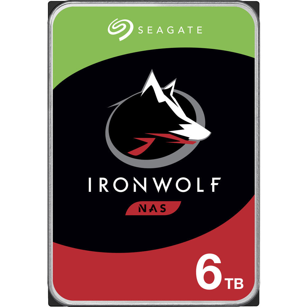 Seagate 6TB Ironwolf 3.5-inch SATA Hard Drive (ST6000VN001) image 1