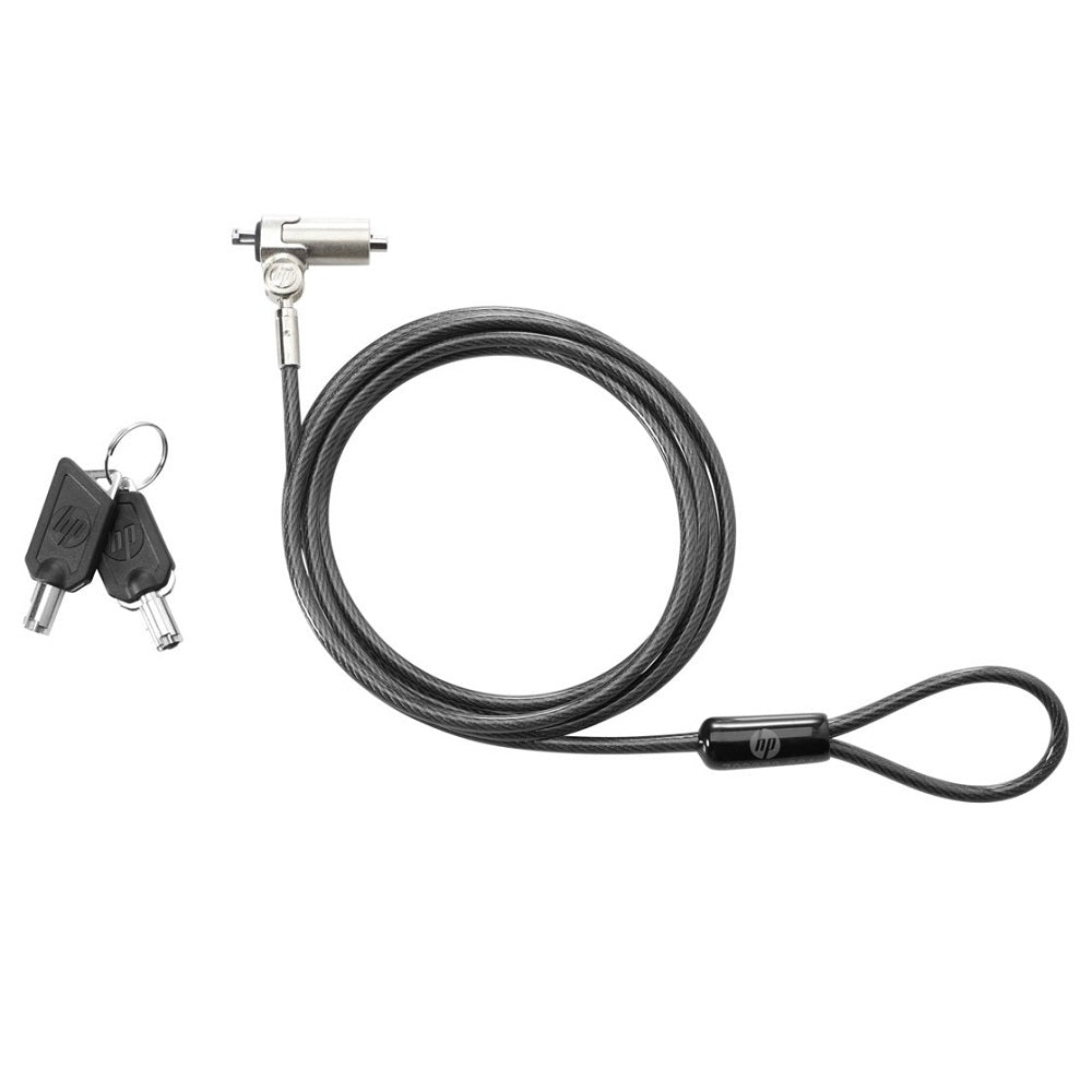 HP Dual Head Keyed Cable Lock (T1A64AA) — rear view