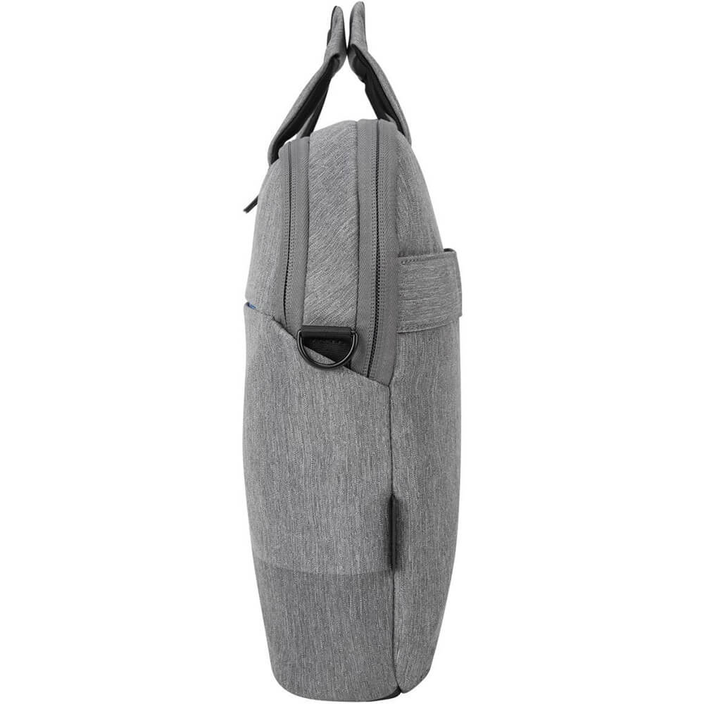 Targus CityLite 15.6-inch Laptop Carry Case – Grey — side view