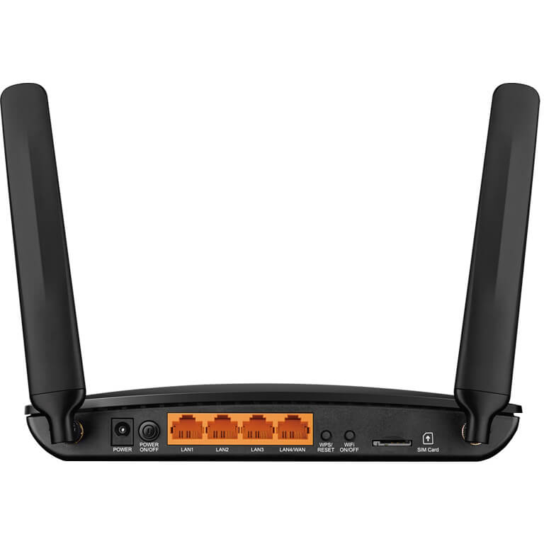 TP-LINK MR150 300Mbps Wireless N 4G LTE Router (TL-MR150) — side view