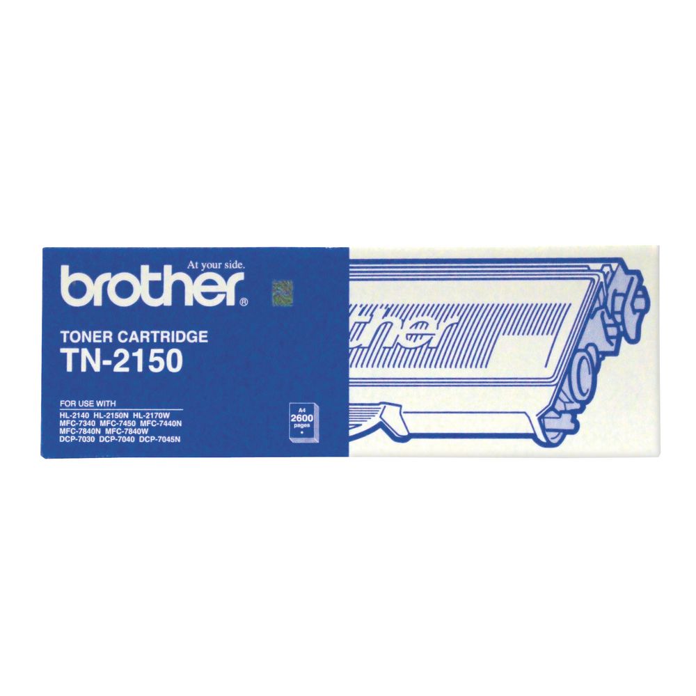 Genuine Brother TN-2150 Black Laser Toner Cartridge image 1