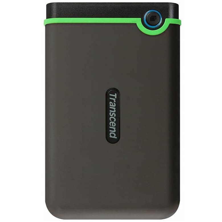 Transcend StoreJet 25M3 1TB 2.5-inch USB 3.1 Rugged External Hard Drive (TS1TSJ25M3S) – Iron Grey