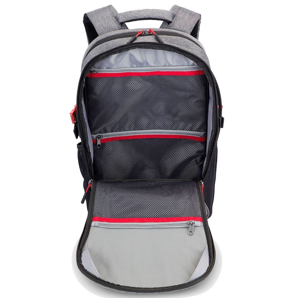 Targus Urban Explorer 15.6″ Laptop Backpack – Grey (TSB89704EU) — rear view