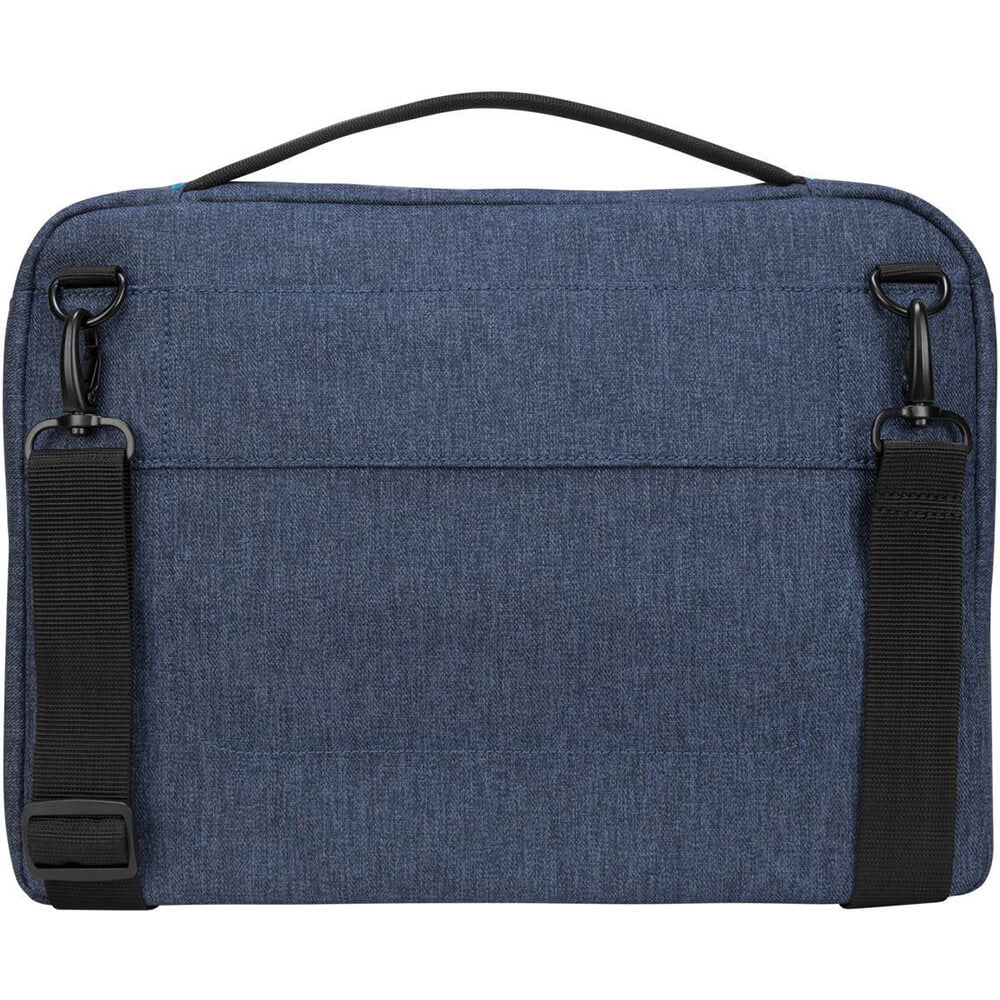 Targus Groove X2 15-inch Slim Laptop Carry Case – Navy — side view