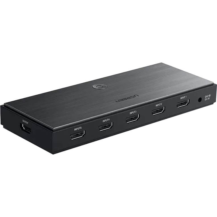 Ugreen 5 x HDMI-Input & 1 x HDMI-Output 2.0 Splitter Box (UG-50710) image 1