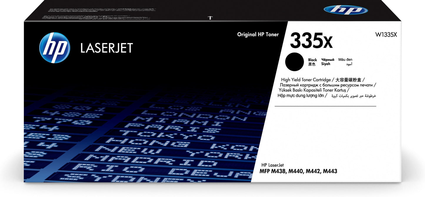 HP 335X High Yield Black LaserJet Toner Cartridge (W1335X) image 1