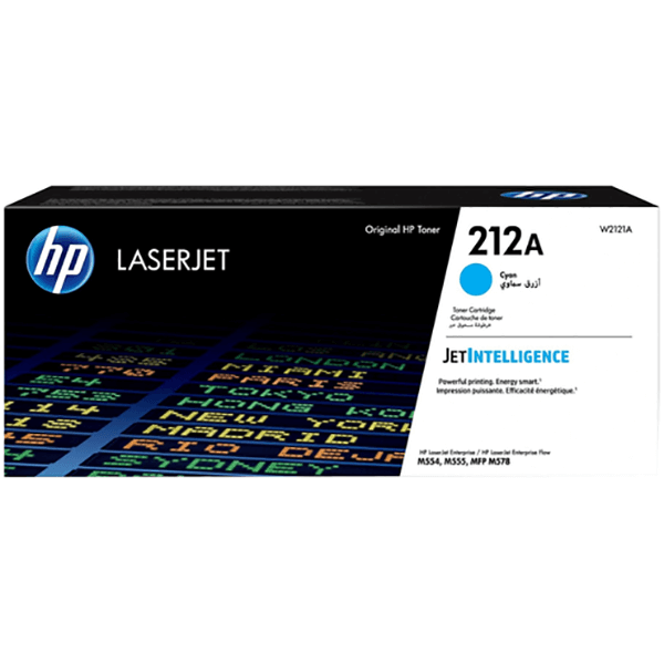 Genuine HP 212A Cyan LaserJet Toner Cartridge (W2121A) image 1