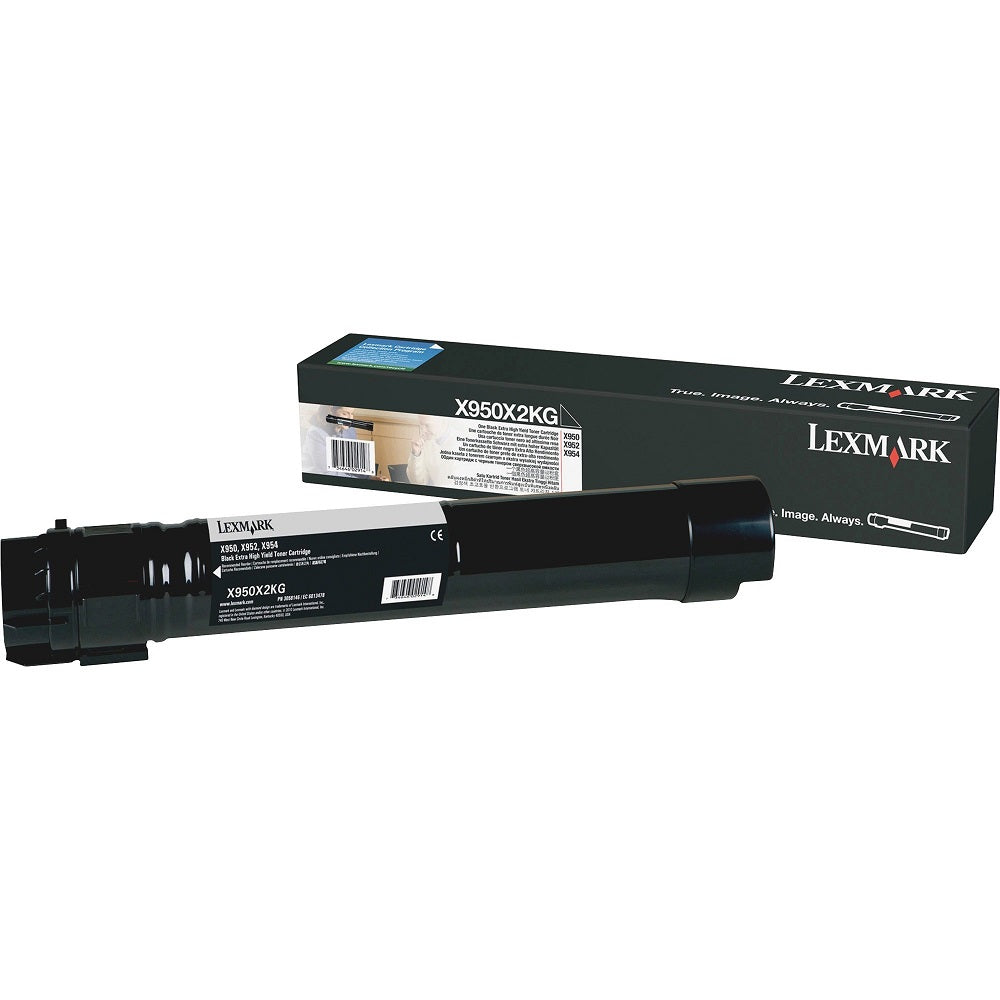 Lexmark X950X2KG Extra High Yield Black Laser Toner Cartridge (X950X2KG) image 1