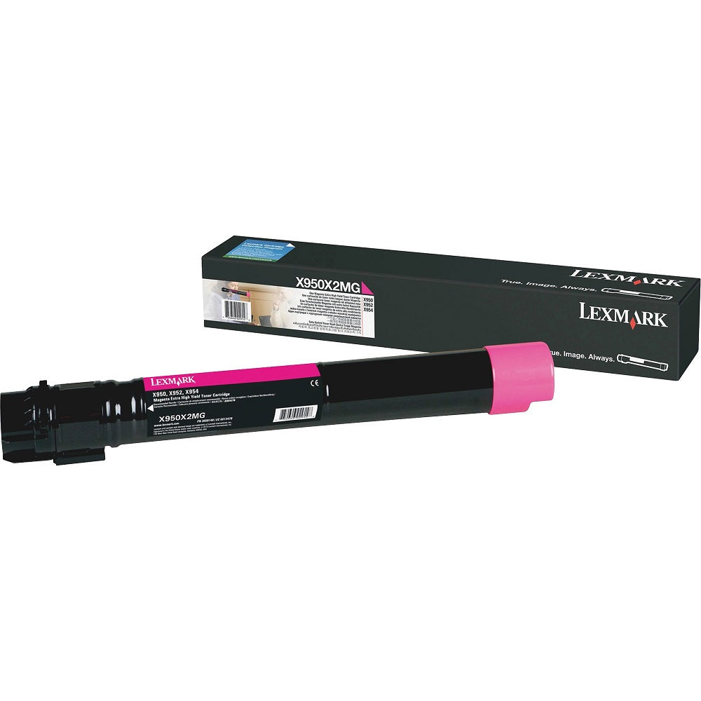 Lexmark X950X2MG Extra High Yield Magenta Laser Toner Cartridge image 1