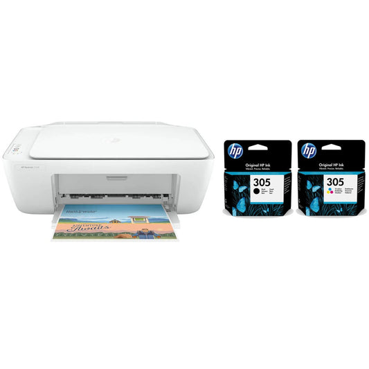 How to replace ink cartridges in inkjet printers? - HP DeskJet 2320 All-in-One Printer + Free Genuine HP 305 Black & Tri-Colour Ink Cartridges at ElectroGuy