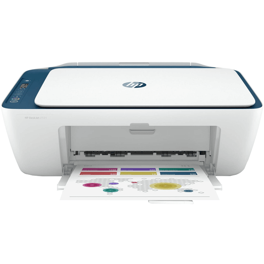 Best inkjet printers for home use in South Africa - HP DeskJet 2721 All-in-One Printer (7FR54B) at ElectroGuy