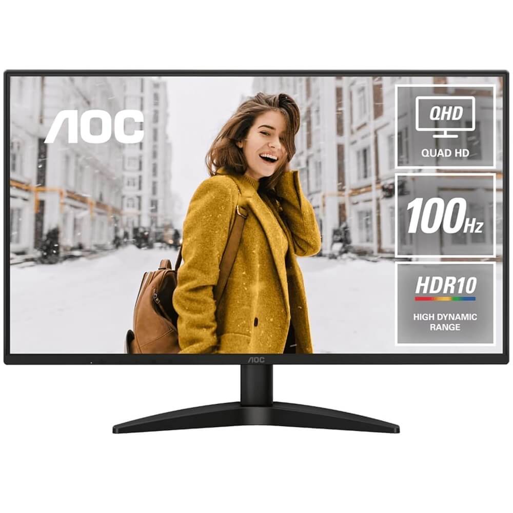 Good 1440p gaming screens for PC - AOC Q27B36 27″ QHD IPS Monitor (Q27B36) at ElectroGuy