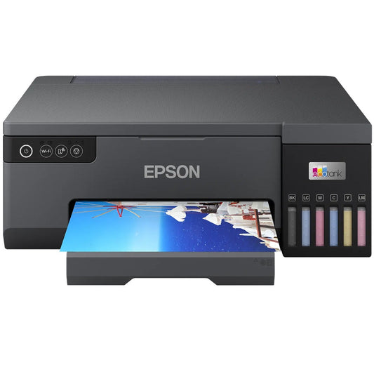 What are the best inkjet printers for high-volume photo printing? - Epson EcoTank L8050 A4 Photo Ink Tank System Printer (C11CK37403) at ElectroGuy