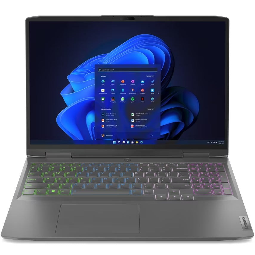 Where to buy affordable gaming laptops near me - Lenovo LOQ 16IRH8 Gaming Notebook PC – Core i7-13620H / 16.0″ WUXGA / 16GB RAM / 512GB SSD / NVIDIA RTX 4050 6GB / Win 11 Home / Storm Grey (82XW0042SA) at ElectroGuy