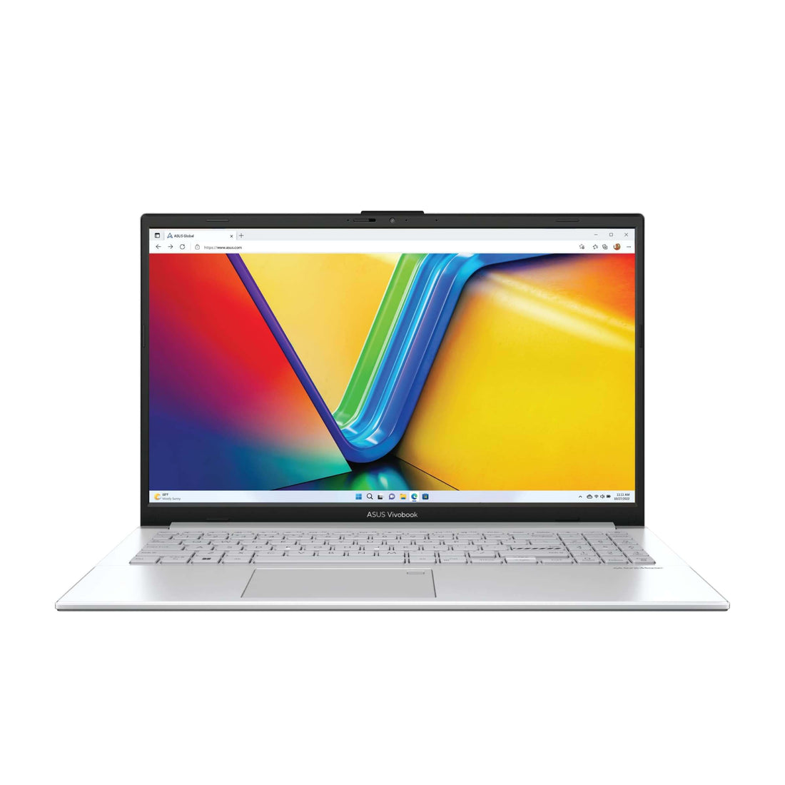 Compare student laptops with touchscreen features - ASUS Vivobook Go 15 OLED E1504 Notebook PC – Ryzen 5-7520U / 15.6″ FHD Non-Touch / 16GB RAM / 512GB SSD / Win 11 Home / Silver (E1504FA-O516512S0W) at ElectroGuy