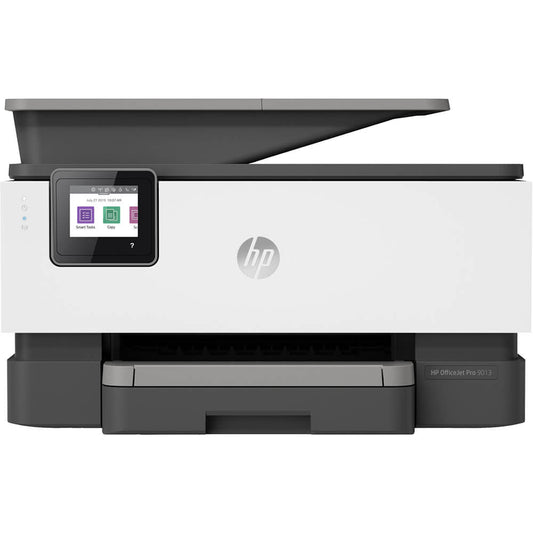 What are the key differences between inkjet and laser all-in-one printers? - HP OfficeJet Pro 9013 All-in-One Printer (1KR49B) at ElectroGuy
