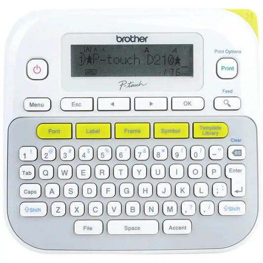 How to choose a label printer for retail product labelling? - Brother P-Touch PT-D210 Label Printer (PT-D210) at ElectroGuy