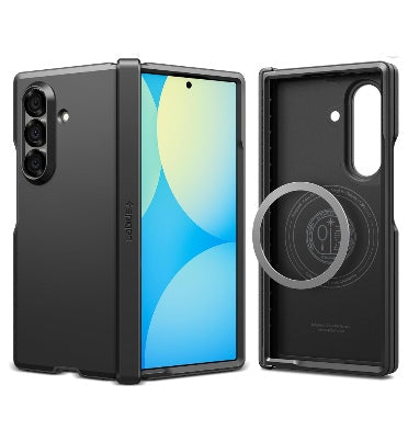 Spigen Samsung Galaxy Z Fold 7 Premium Tough Armor Pro MagSafe Case Black product image 2