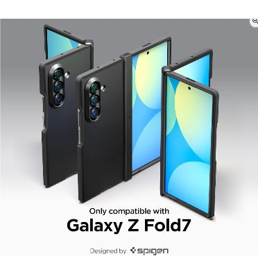 Spigen Samsung Galaxy Z Fold 7 Premium Tough Armor Pro MagSafe Case Black product image 3