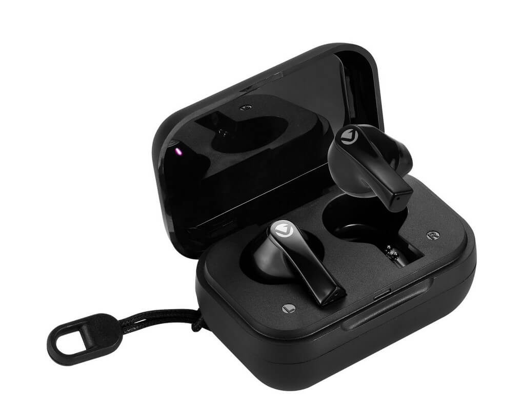 Volkano Equinox Series True Wireless Black Earphones (VK-1144-BK) image 1
