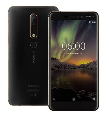 Nokia 6.1 (2018) 32gb Dual SIM Black/Copper product image 1