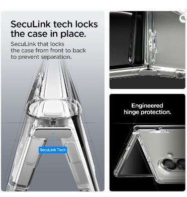 Spigen Samsung Galaxy Z Fold 7 Premium Ultra Hybrid Pro MagSafe Case Clear product image 5