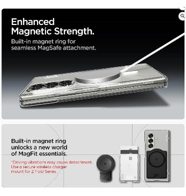 Spigen Samsung Galaxy Z Fold 7 Premium Ultra Hybrid Pro MagSafe Case Clear product image 6
