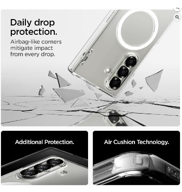 Spigen Samsung Galaxy Z Fold 7 Premium Ultra Hybrid Pro MagSafe Case Clear product image 7