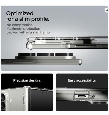 Spigen Samsung Galaxy Z Fold 7 Premium Ultra Hybrid Pro MagSafe Case Clear product image 8