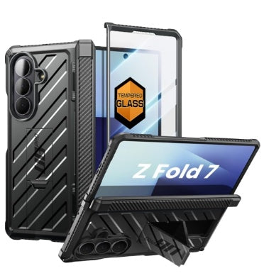 Supcase Samsung Galaxy Z Fold 7 Full Body Rugged Protective Case Black product image 1