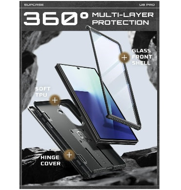 Supcase Samsung Galaxy Z Fold 7 Full Body Rugged Protective Case Black product image 6
