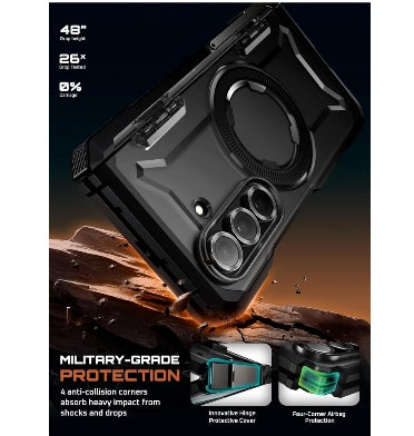 Supcase Samsung Galaxy Z Fold 7 Full Body Rugged Protective MagSafe Case Black product image 3